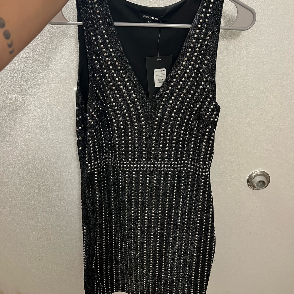 Sparkly fashion nova bodycon dress